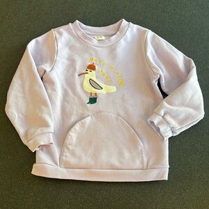 Ai Mama Sweatshirt with appliqué and front pocket